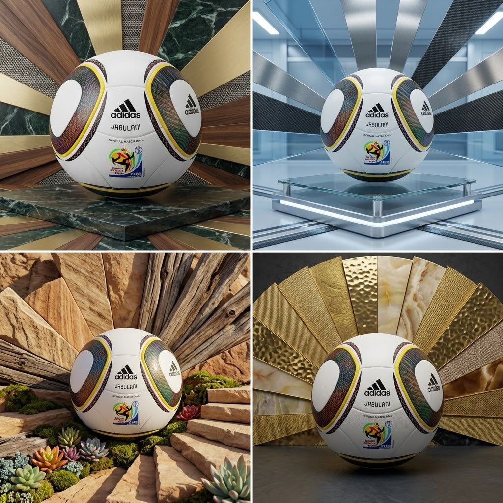 Jabulani Official Match Ball Football, FIFA World Cup 2010 South Africa Soccer Ball, Size 5