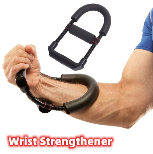 Adjustable Hand Grip Strengthener, Wrist & Forearm Exerciser, Spring Power Trainer with Foam Grips, 26cm