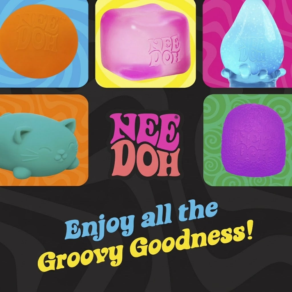Schylling Nee Doh The Groovy Glob Squeeze Stress Ball | Colors Vary | Ages 3+