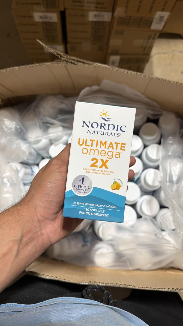 Nordic Naturals Ultimate Omega 2X, Lemon Flavor, 2150 mg Omega-3 - 120 Soft Gels