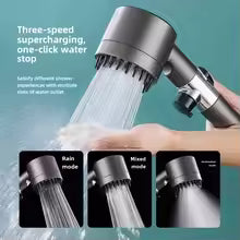 3 Handheld Modes Filter Shower Head