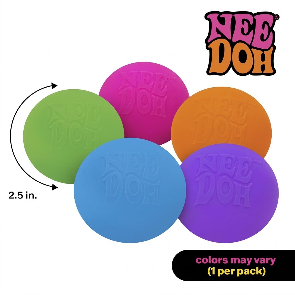 Schylling Nee Doh The Groovy Glob Squeeze Stress Ball | Colors Vary | Ages 3+