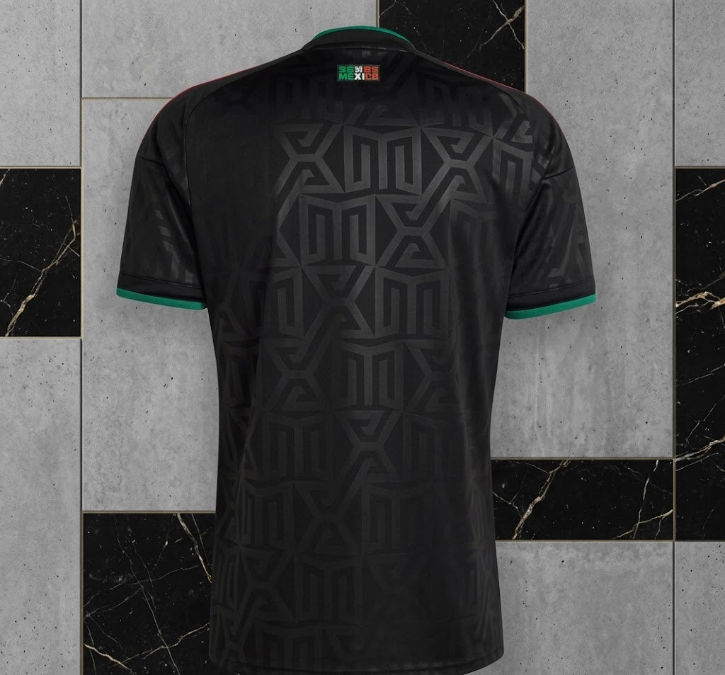 Adidas Originals Mexico Third Jersey 2026 Black & Green - Playera Original Adidas