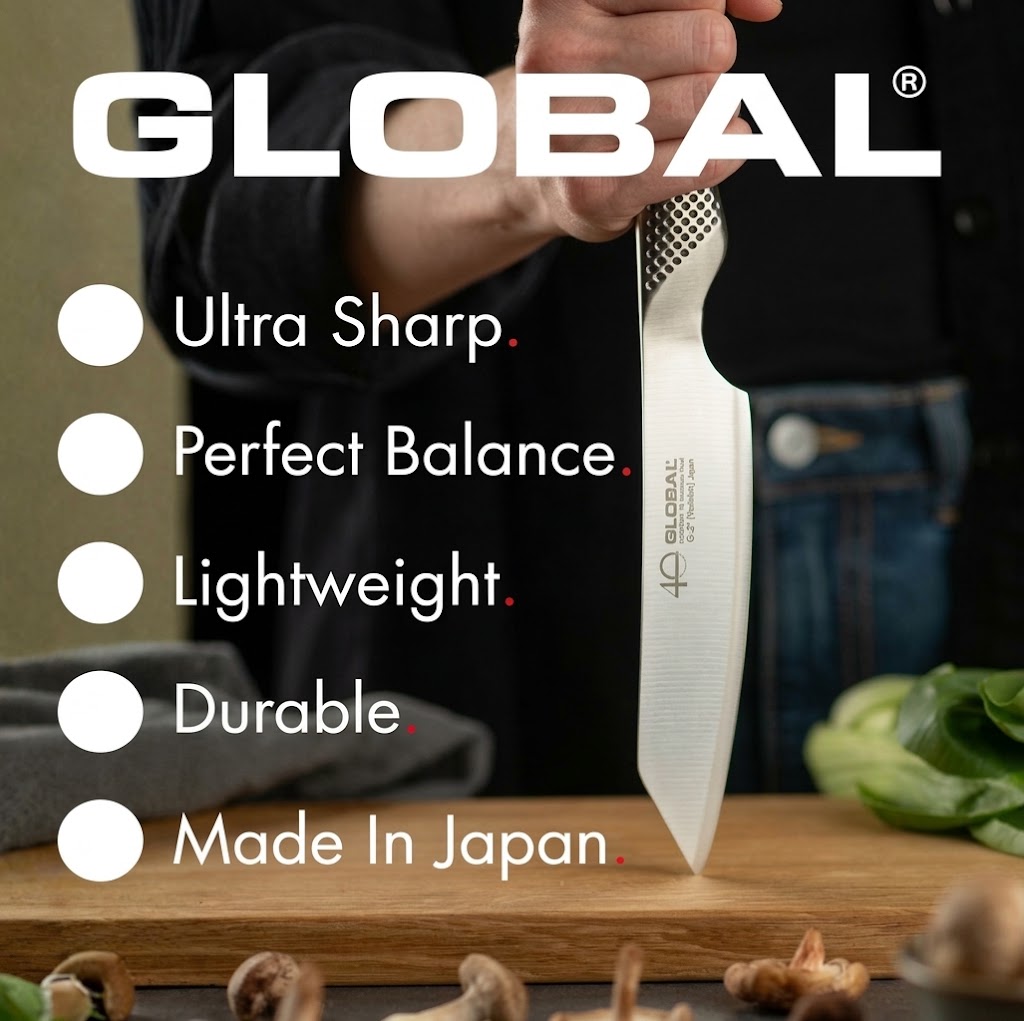 Global G-2 Chef's Knife 8 inch / 20cm, Cromova 18 Stainless Steel, Made in Japan - Haven Cart