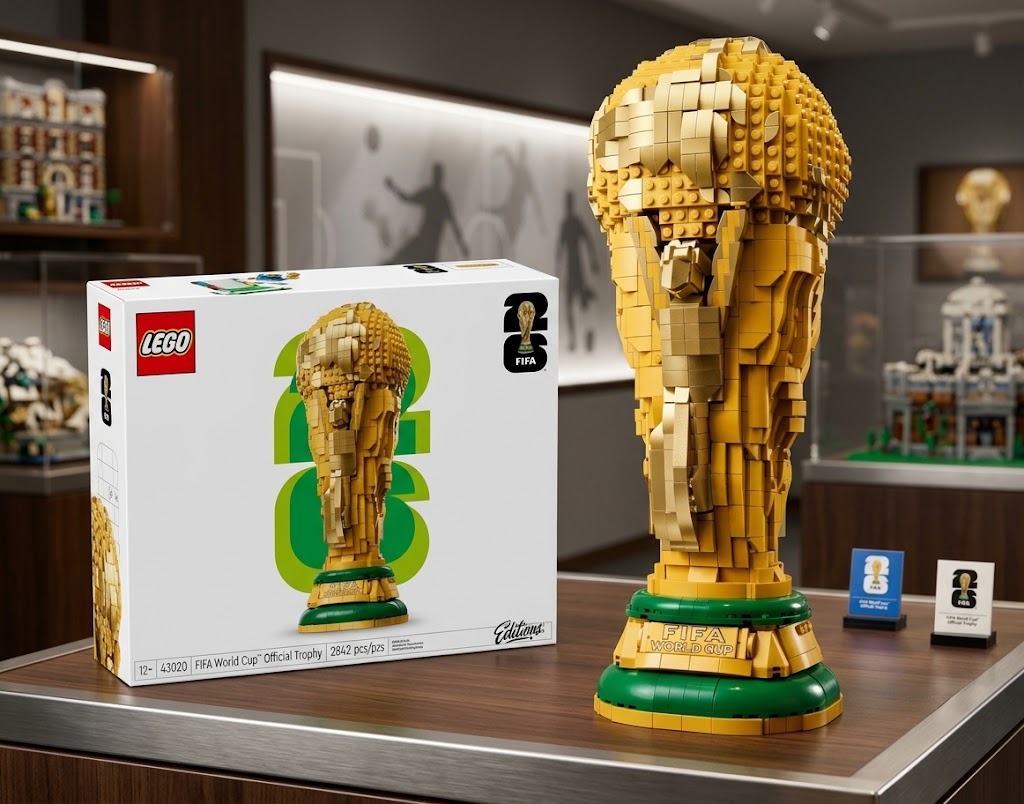LEGO Editions FIFA World Cup Official Trophy Building Set 43020 – 2,842 Pieces