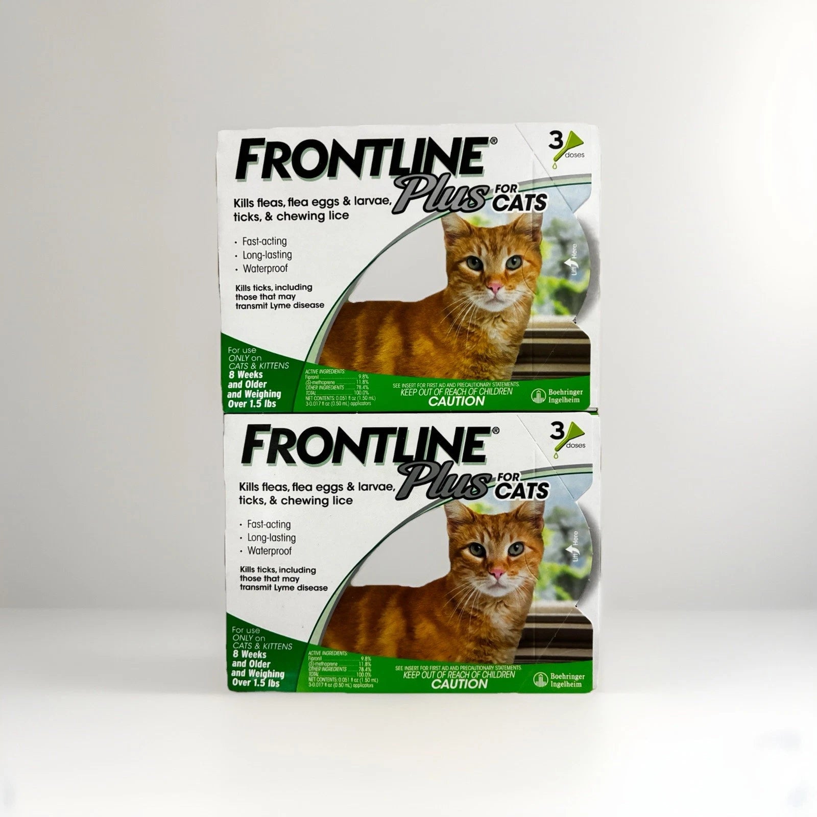 Frontline Plus Flea & Tick for cats and kittens - 6 Doses EPA. Approved!