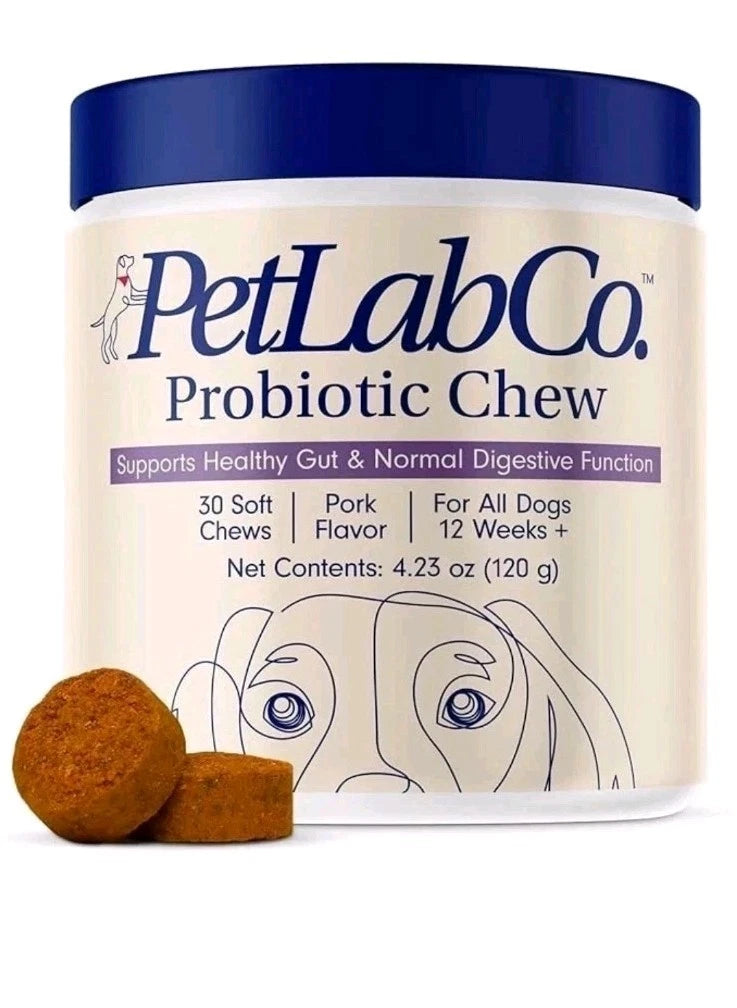 PetLab Co. (PetLabCo.) ALLERGY & IMMUNE Probiotic Soft Chew For Dogs (30 Pork)