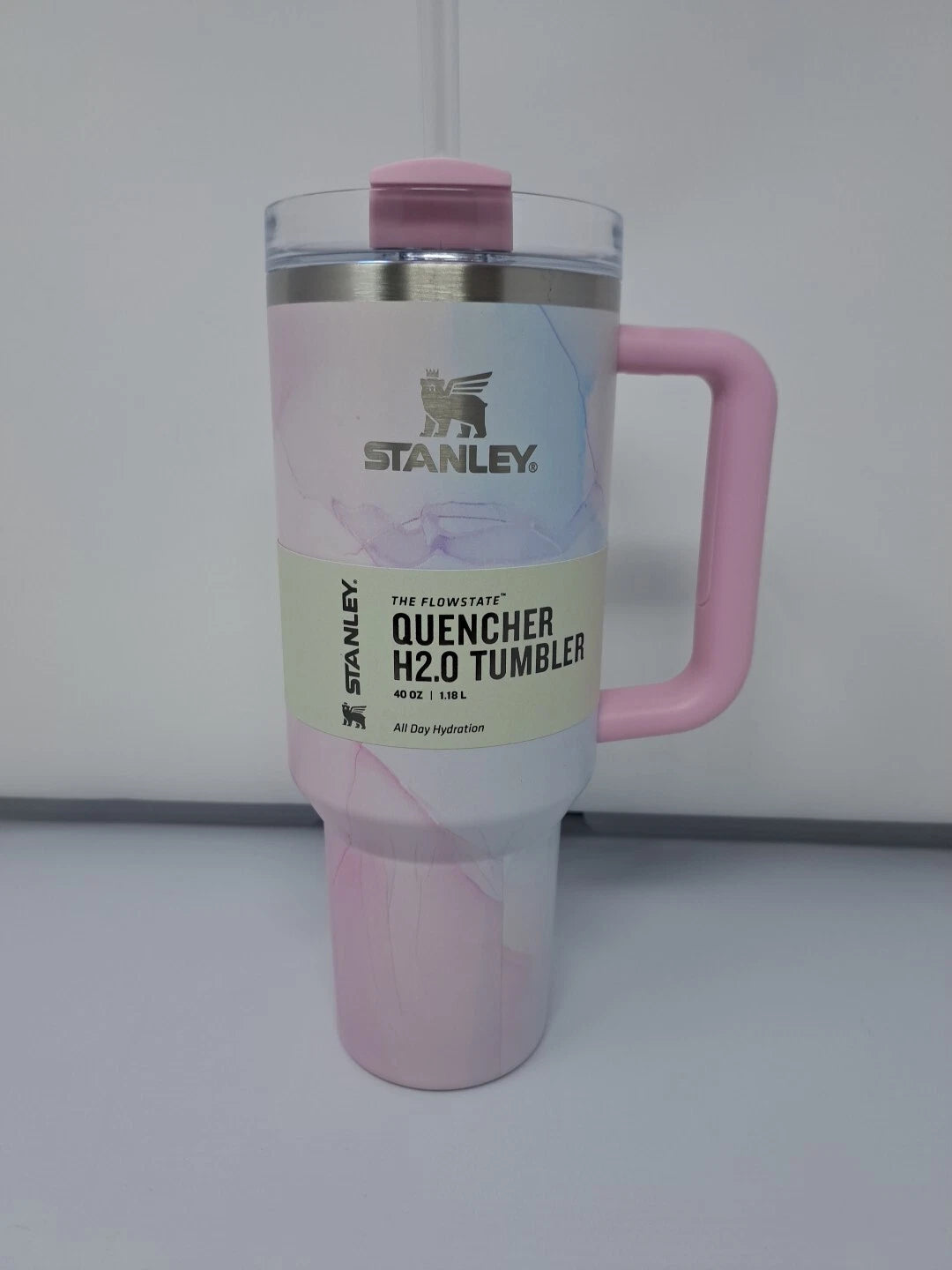Stanley 40 oz Stainless Steel H2.0 Tumbler Target Exclusive - Pink Tulle