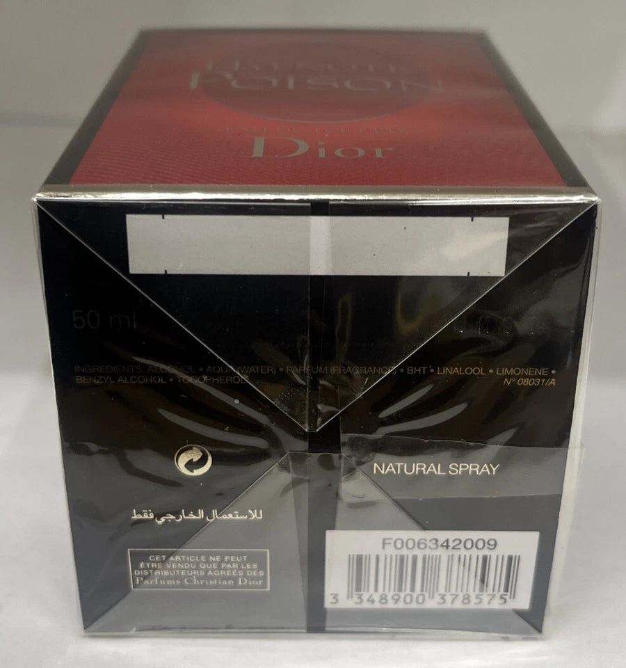 HYPNOTIC POISON CHRISTIAN DIOR 1.6/1.7 oz (50 ml) EDT Spray Brand NEW SEALED BOX