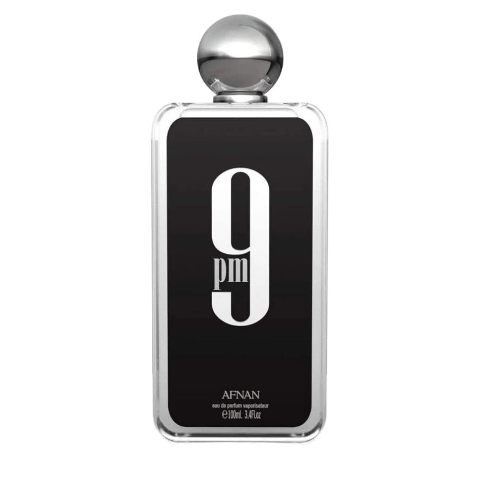 Afnan 9 PM Black EDP for Men 3.4 FL OZ / 100 ML Spray New in Box