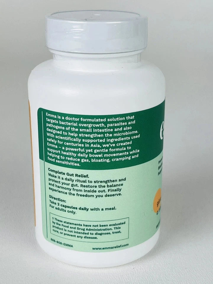 Emma Relief Supplement Konsciens Keto for Gut Bloating 60 Capsules Exp 2027 NEW