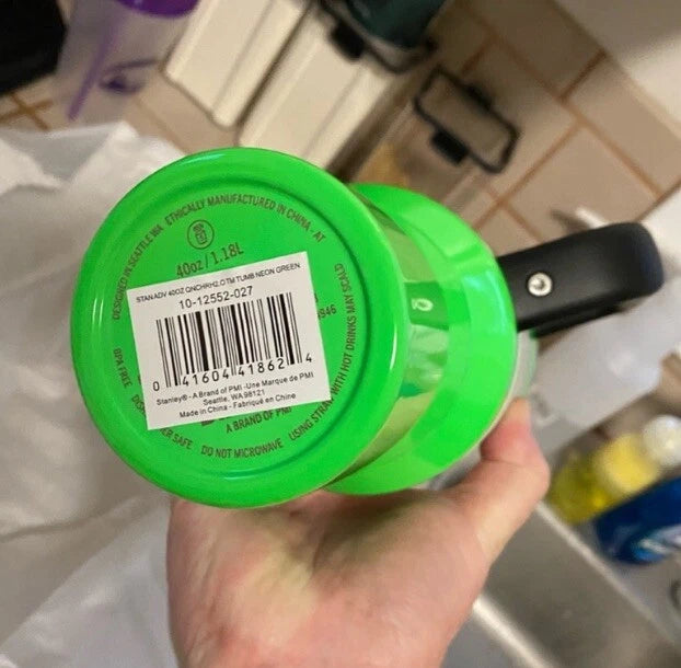 Stanley 40 oz Tumbler Neon Green