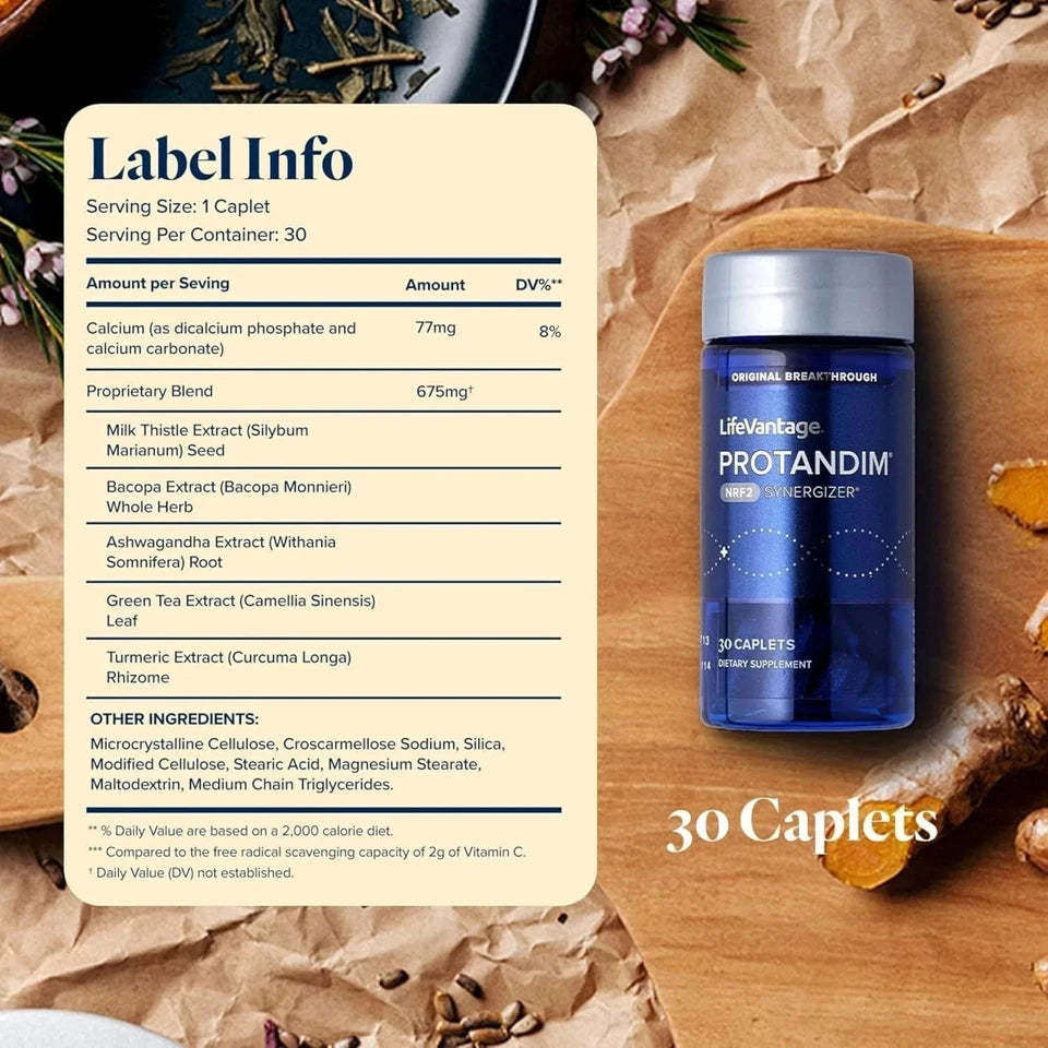 Protandim Nrf2 Synergizer (30 Caps) Nrf2 Activator Antioxidants Fight Oxidative