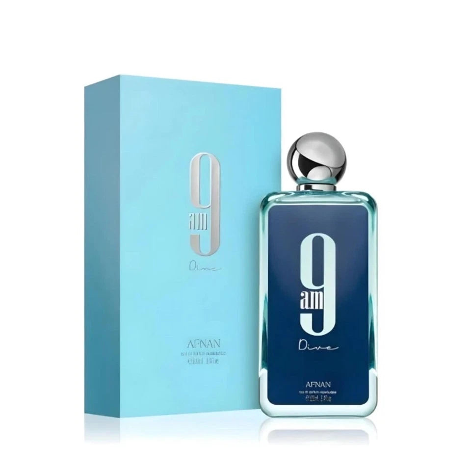 Afnan 9AM Dive Perfumes EDP 3.4 Oz 100 ML For Unisex USA Seller
