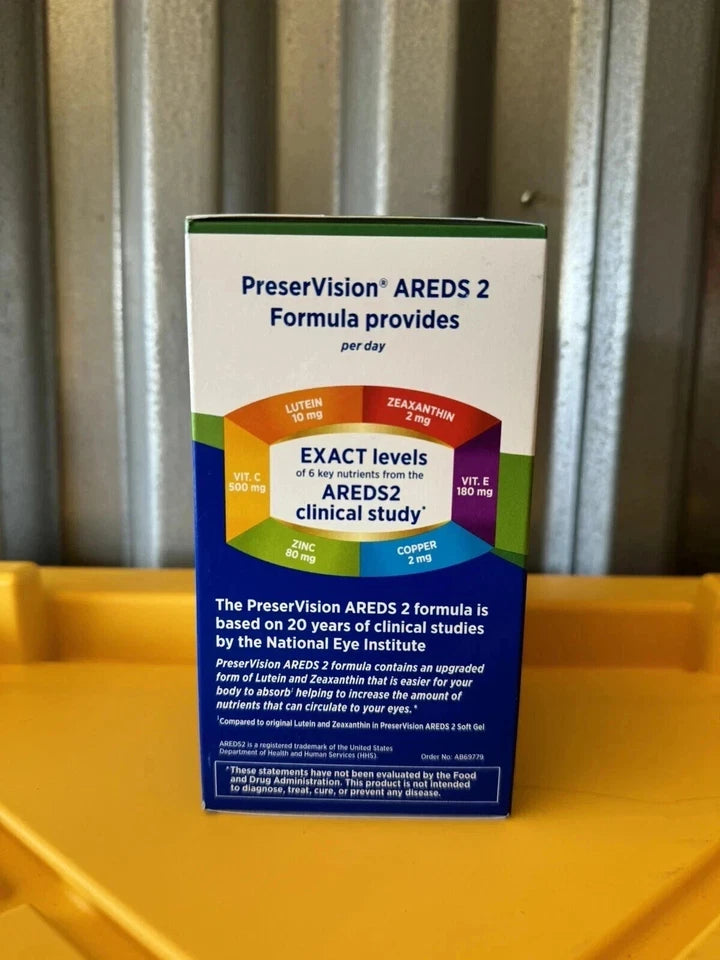 Pack of 2 | Preservision AREDS 2 / 210 Count Eye Vitamin Mini Soft gels - NEW!!